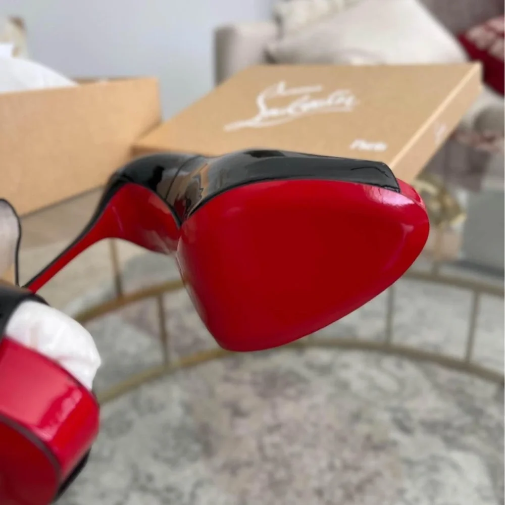 Louboutin NEW VERY PRIVE 120 PATENT NTW - RELISTED - Picture 4 of 14